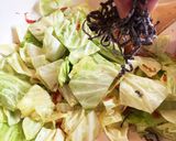 気分は春♪桜えびとキャベツの和風パスタ♡作り方3写真