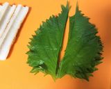 簡単おつまみ♥ちくわのしそクリームチーズ作り方2写真