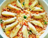 炊いたご飯で♪簡単チキンパエリア風作り方14写真