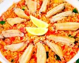 炊いたご飯で♪簡単チキンパエリア風作り方15写真