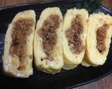 ★鶏そぼろの卵巻き★作り方2写真