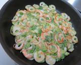 パリッと芝海老とちくわの葱焼作り方8写真