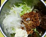 ☆キャベツ 玉ねぎ おからの納豆サラダ作り方2写真