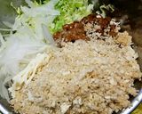 ☆キャベツ 玉ねぎ おからの納豆サラダ作り方4写真