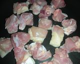 フライパンで串なしねぎま焼き鳥作り方1写真