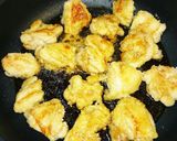 濃厚～！鶏もも照り焼き卵乗せ♪作り方5写真
