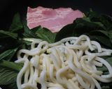 ベーコンステーキの蒸し焼きうどん作り方2写真