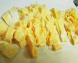 もやしと薄焼き卵とベーコンの簡単炒め作り方3写真