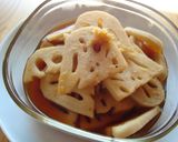 体温もる * れんこんの生姜醤油煮作り方3写真