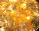 白菜と豚肉の卵とじ丼作り方4写真