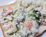 ポテサラ×ミニトマトのカレートースト作り方3写真