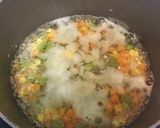 ズボラ！具だくさん野菜のコーンスープ作り方2写真