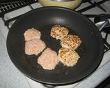 ふんわり☆照りマヨつくね丼作り方3写真
