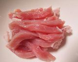 ★簡単★豚肉で塩 青椒肉絲★作り方1写真