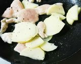 １０分で簡単❤鶏肉のじゃがいもソテー♥作り方1写真