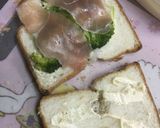生ハムとブロッコリーのサンドイッチ作り方3写真