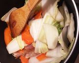 白菜と鶏肉の中華風クリーム煮作り方3写真