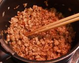 鶏そぼろのさっぱり甘酢煮丼作り方2写真