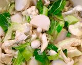 暖かぁ♡鱈帆立と冬野菜のパイシチュー作り方2写真