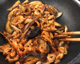 ナスとピーマンの旨辛味噌肉炒め作り方7写真