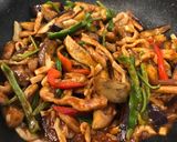 ナスとピーマンの旨辛味噌肉炒め作り方8写真