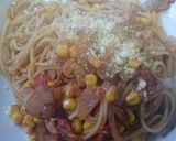 ツナとコーンのトマトスパゲティ作り方8写真