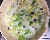 春キャベツとツナのクリームパスタ作り方4写真