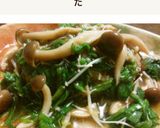 ほうれん草とキノコのあんかけハンバーグ作り方5写真