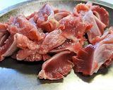 砂肝と蓮根の焦がしバター醬油焼き作り方1写真