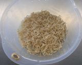 だんご粉でもっちり♪切干大根の大根もち作り方1写真