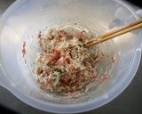 だんご粉でもっちり♪切干大根の大根もち作り方4写真
