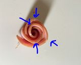 巻くだけ簡単!!ハム薔薇♡作り方4写真
