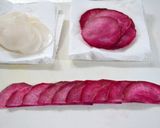 紅くるり大根のローズサラダ作り方4写真