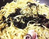イカ墨焼きそば作り方5写真