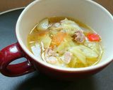 風邪と戦う！鶏と野菜のビタミンスープ作り方14写真