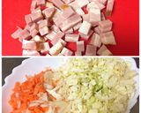 カレーチャーハン ☆ ルウと余り野菜で作り方1写真