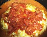 キャベツひき肉重ね煮〜和風トマト作り方7写真