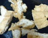 厚揚げとかぶらの葉っぱのピリ辛ゴマ油炒め作り方3写真