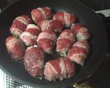 お弁当に★俵の肉巻きおにぎり作り方4写真
