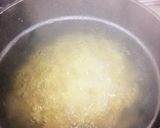 アヒージョの残りでゴルゴンゾーラのパスタ作り方2写真
