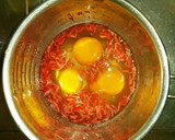 干しエビとネギの卵焼き作り方1写真