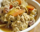 自家製氷豆腐で肉豆腐作り方7写真