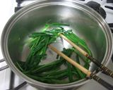 ニラとなめたけの中華スープ作り方1写真