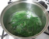 ニラとなめたけの中華スープ作り方2写真