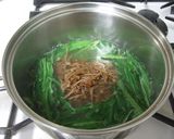 ニラとなめたけの中華スープ作り方3写真