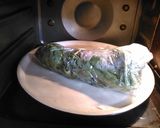 レンジで簡単！！春菊のお浸しなめたけ和え作り方1写真