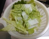 鶏団子と白菜の煮浸し作り方1写真