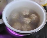 鶏団子と白菜の煮浸し作り方3写真