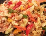 コンビーフハッシュの野菜炒め作り方5写真