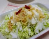 熱したアッツ熱ネギ油の白菜サラダ！作り方4写真